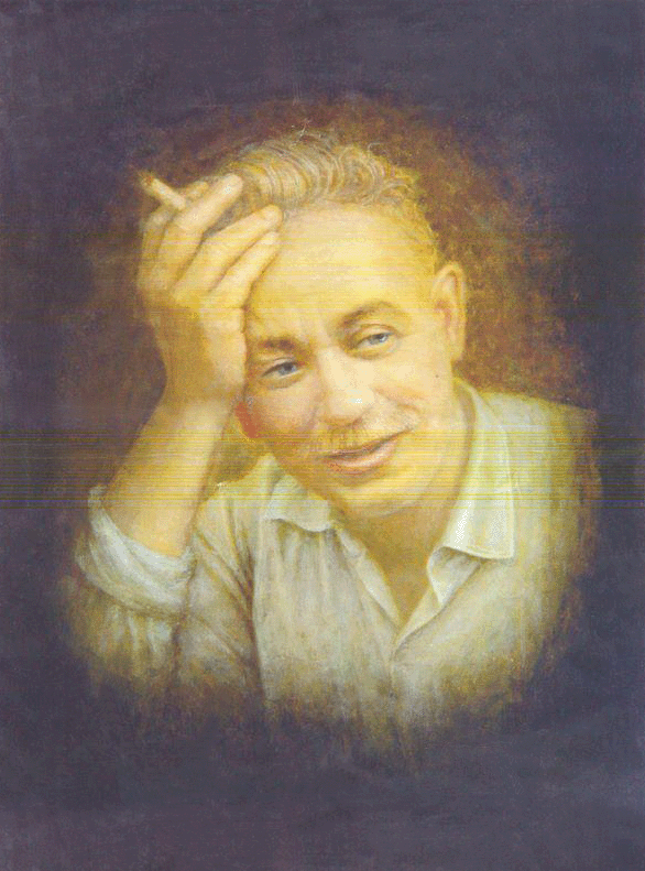 Палехский портрет М.А. Шолохова. Автор А.С. Кривцова